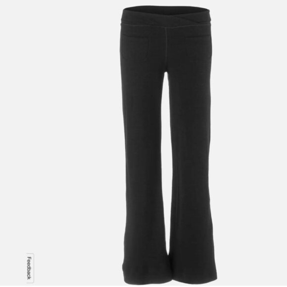 Ibex Izzi Crossover Pants Merino Wool  Elastic Stretch Waist Gray Womens Medium - Picture 1 of 10